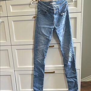Levi's 711 Light Blue Skinny Jeans